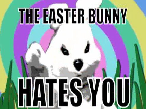 evil easter bunnies pictures. Fat Easter Bunny «